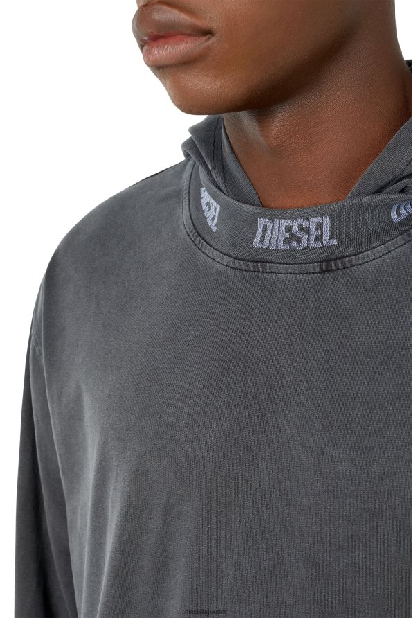 Diesel t-wahood-e1 мъже FTRH4D207 облекло черен