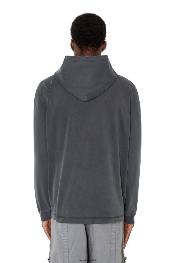 Diesel t-wahood-e1 мъже FTRH4D207 облекло черен