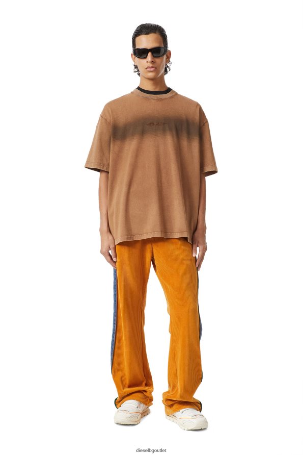 Diesel t-wash-c5 мъже FTRH4D208 облекло кафяво