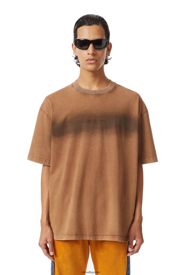 Diesel t-wash-c5 мъже FTRH4D208 облекло кафяво