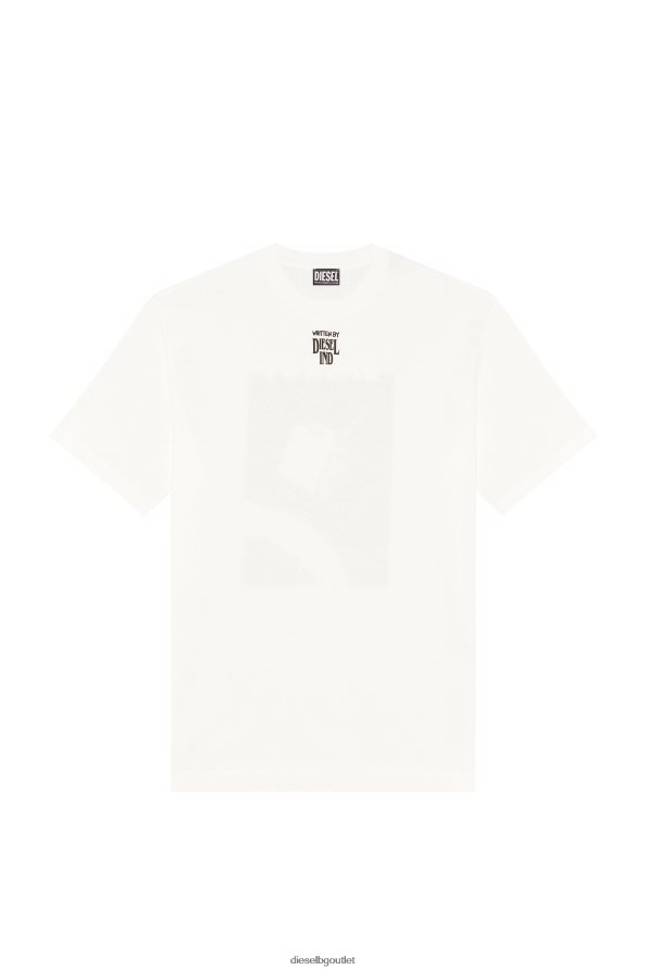 Diesel t-wash-g3 мъже FTRH4D220 облекло бяло