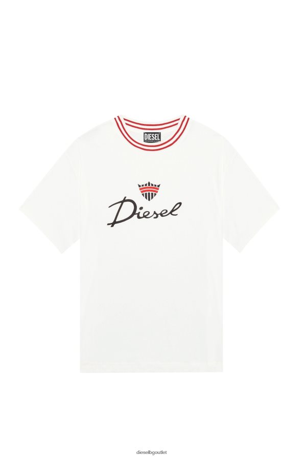 Diesel t-wash-g6 мъже FTRH4D229 облекло бяло