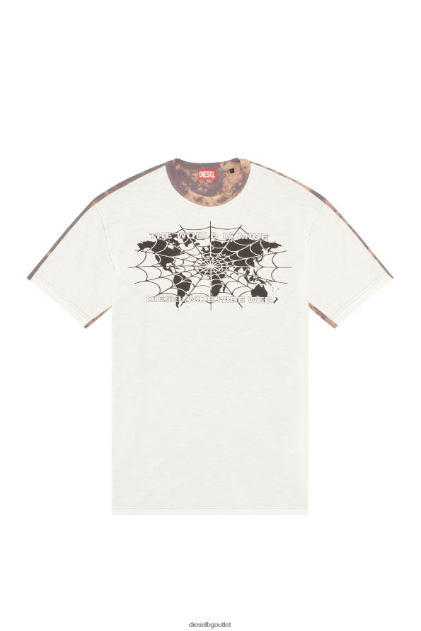 Diesel t-washbicol мъже FTRH4D268 облекло розово/бяло