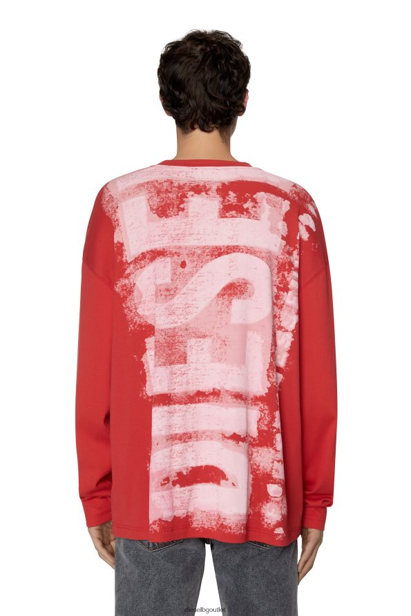 Diesel t-wasrib мъже FTRH4D206 облекло червен