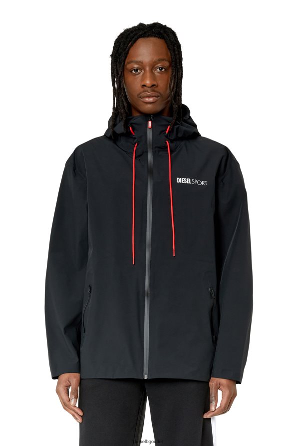 Diesel amwt-alan-wt38 мъже FTRH4D41 облекло черен