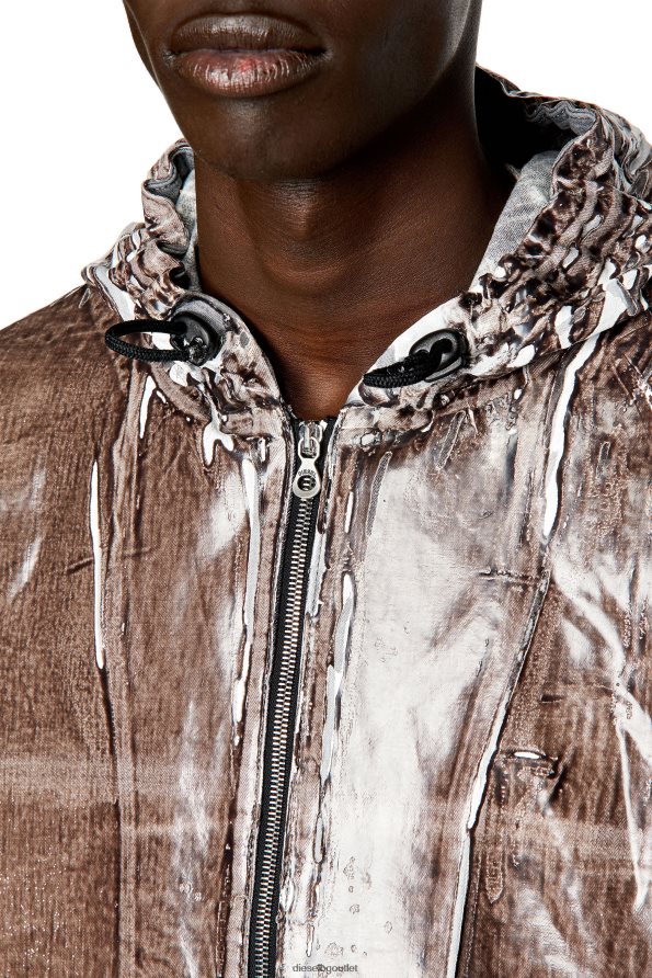 Diesel d-искра-fsc мъже FTRH4D78 облекло кафяво