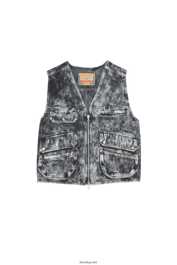 Diesel d-samp мъже FTRH4D75 облекло черно/тъмно сиво