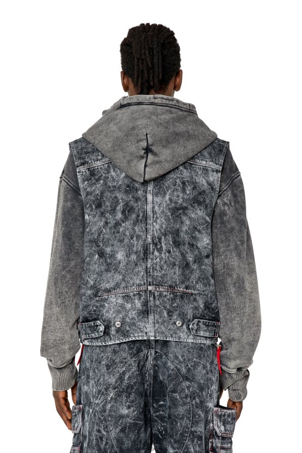 Diesel d-samp мъже FTRH4D75 облекло черно/тъмно сиво