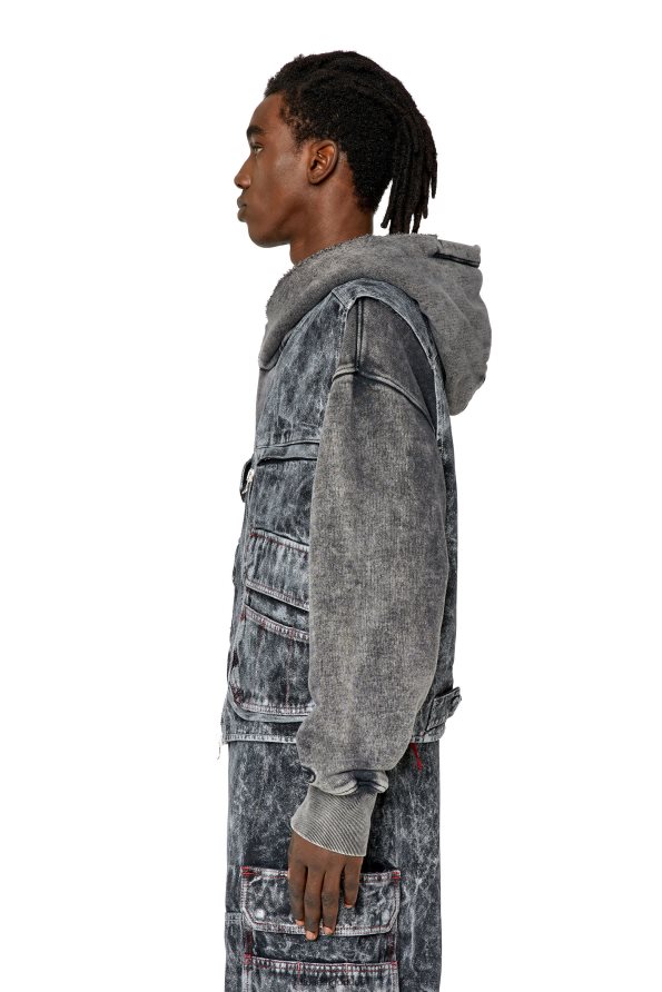 Diesel d-samp мъже FTRH4D75 облекло черно/тъмно сиво