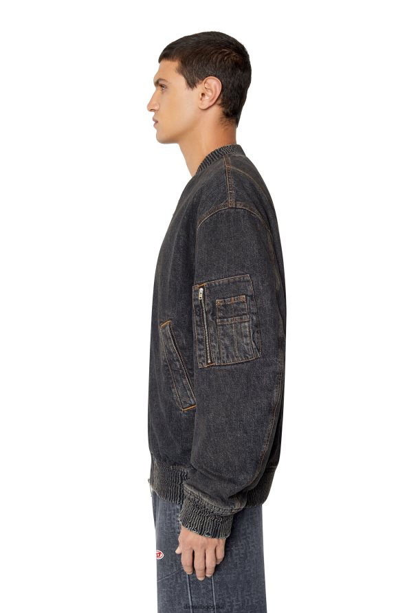 Diesel d-weltik мъже FTRH4D83 облекло черно/тъмно сиво