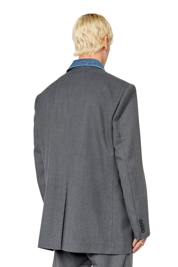 Diesel j-abbas мъже FTRH4D58 облекло сиво