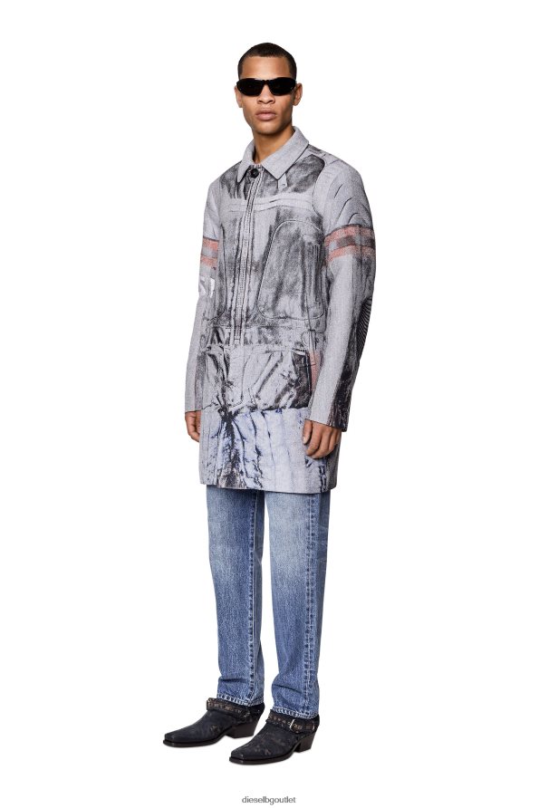 Diesel j-weems мъже FTRH4D7 облекло сиво