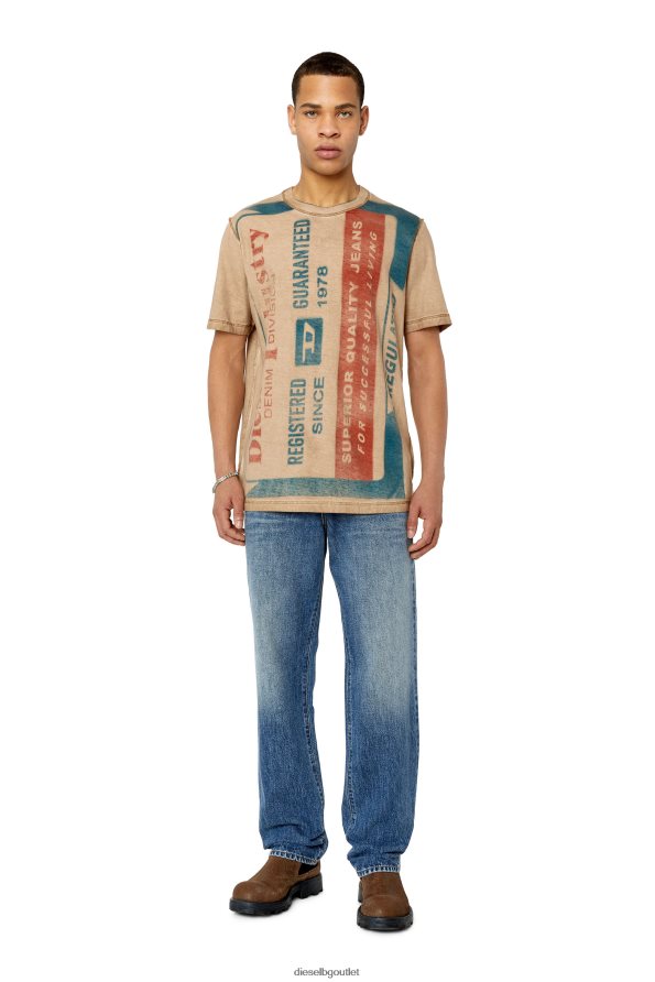 Diesel d-чук lch мъже FTRH4D545 обувки кафяво