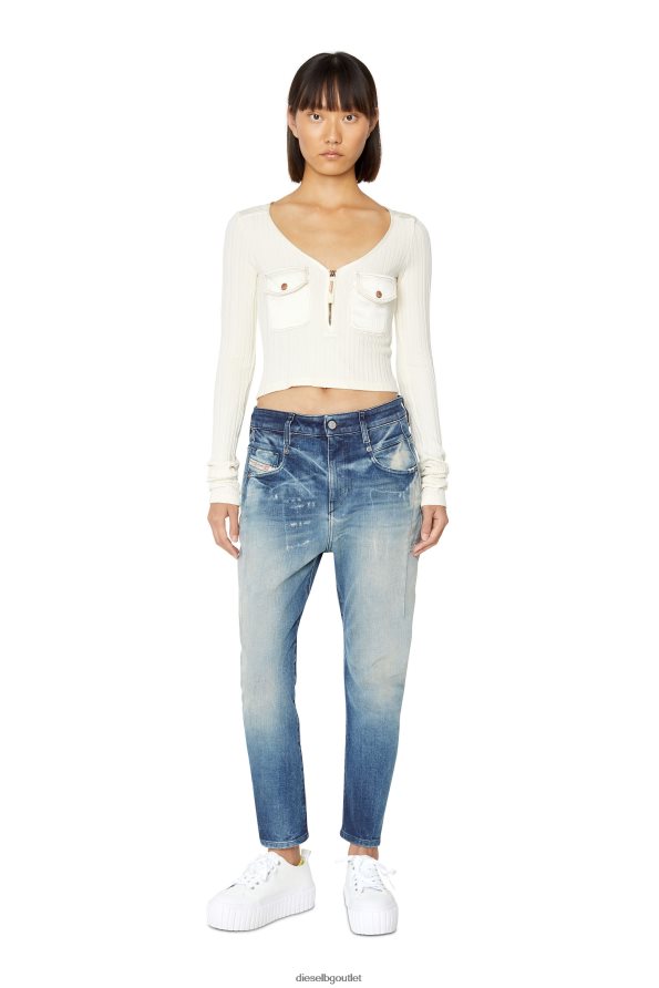 Diesel с-ханами ниско х мъже FTRH4D502 обувки бяло