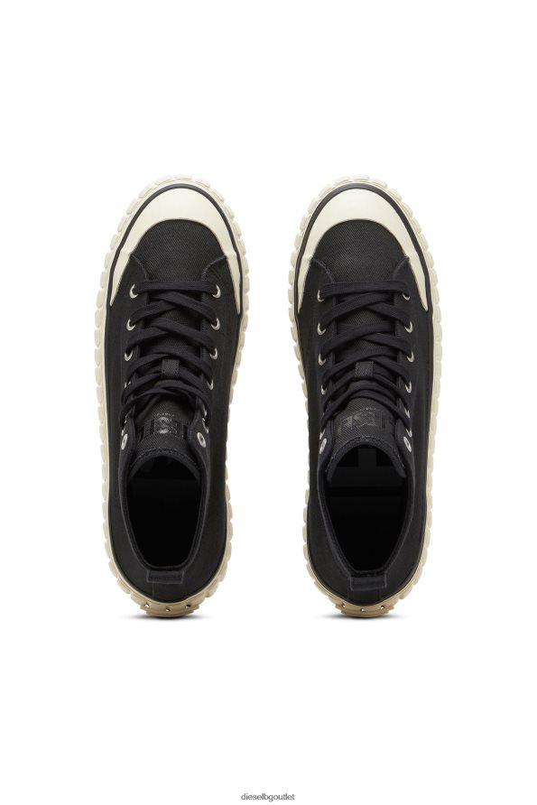Diesel с-ханами средата на х мъже FTRH4D522 обувки черен