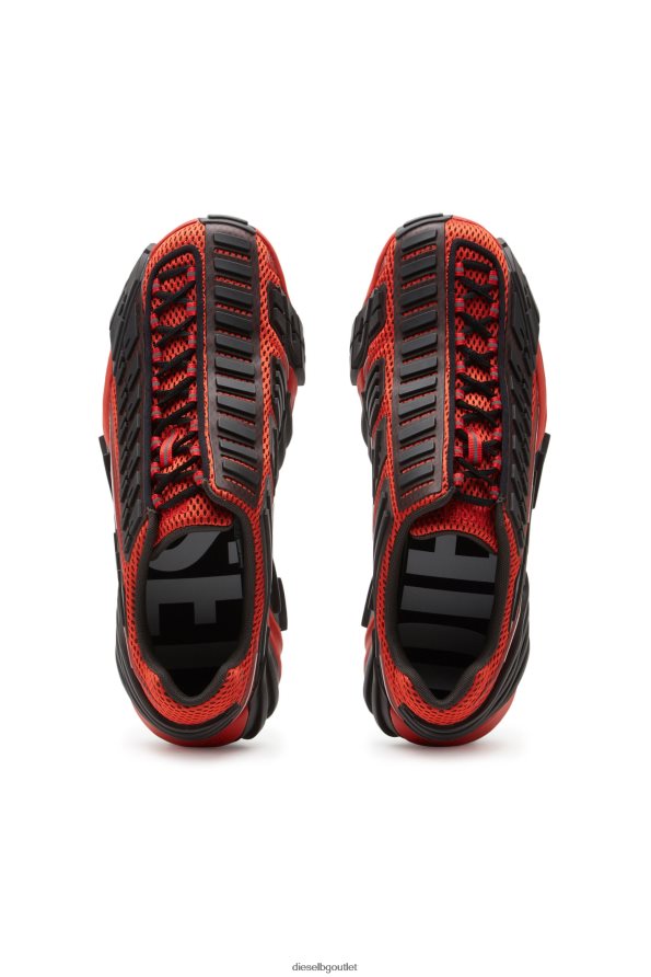 Diesel s-прототип v2 мъже FTRH4D523 обувки черно/червено