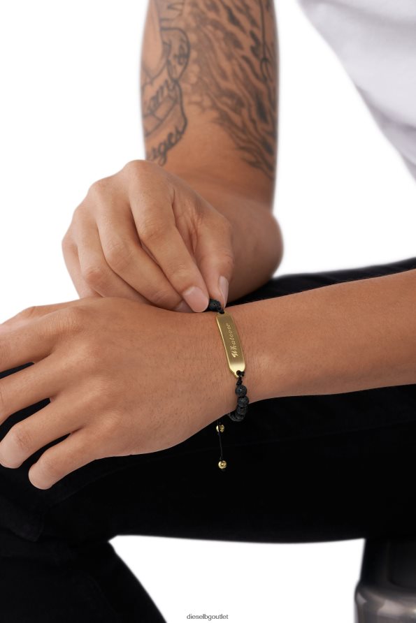 Diesel dx1404 унисекс FTRH4D710 аксесоар златно/черно